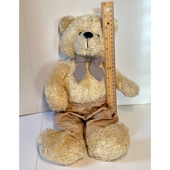 Khaki Pants Plush Bear w/ original tag (Bx Bear) - Picture 6 of 8